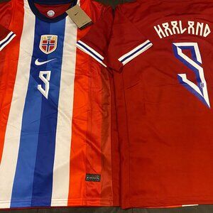 NORWAY ERLING HAALAND Nat'l Soccer Team JERSEY Men's Sz M,L,XL,2XL NWT by Nike